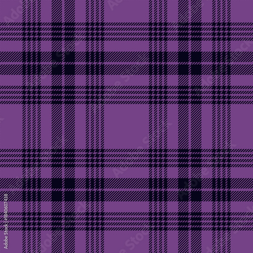 Checkered design for prints.Repeating patern plaid. Seamless purple color check pattern.  Repeated tartan fabric.Vector scottish fabriс.Ekose texture.Madras flannel.Checker line.Stripe gingham.