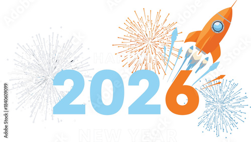 New Year Transition Challenge Person Jumps Over Canyon Gap to Achieve Financial and Business Goals in 2026.