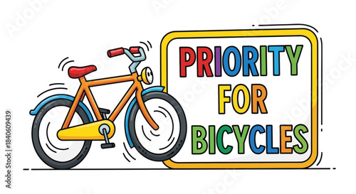 Illustrated Emphasis On Cyclists' Transportation Preference Emphasized, Promoting Bicycle Use