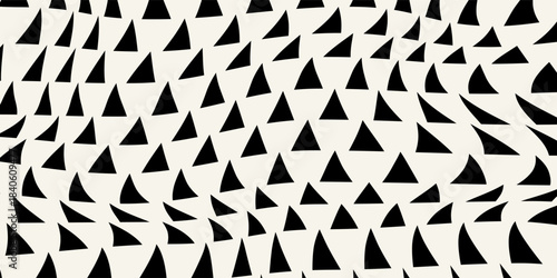 Abstract geometric hipster fashion design print triangle pattern