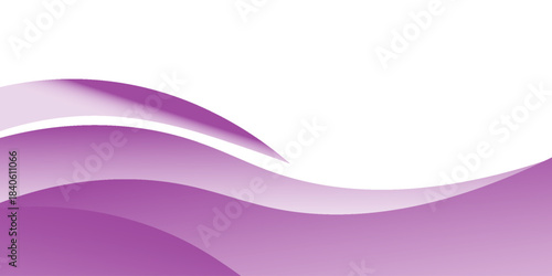 Curved Header and Footer Element . Abstrack Purple with waves . wave purple and modern trendy design