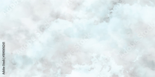 Blue sky background with fluffy white clouds, representing nature, weather, and the light of heaven