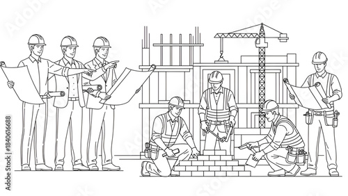 Editable Vector CAD Drawing of Executives in Suits | Architectural Plan