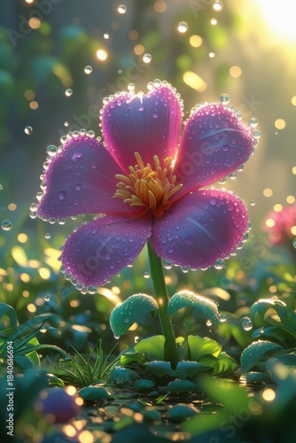 pink flowers in the garden
