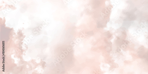 Abstract blue watercolor cloudscape texture with sunlight and bright color backdrop