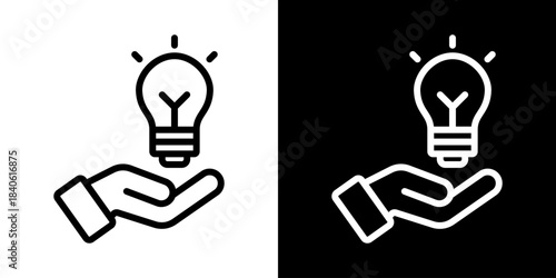 Ideal Icon Of Line Black And White Style Vector Illustration
