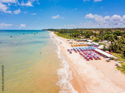 Penha Beach, João Pessoa - aerial view of Penha Beach