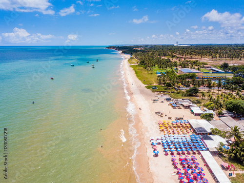 Penha Beach, João Pessoa - aerial view of Penha Beach