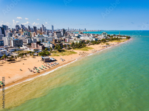 Tambaú Beach, João Pessoa - aerial view of Tambaú Beach and the João Pessoa coastline