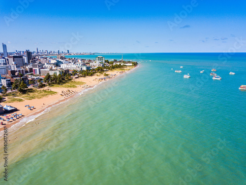 Tambaú Beach, João Pessoa - aerial view of Tambaú Beach and the João Pessoa coastline