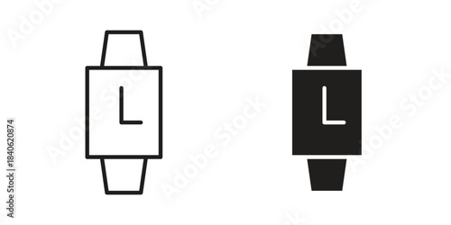 Smartwatch icon designs collection for mobile, ui, web.