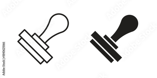 Stamp icon designs collection for mobile, ui, web.