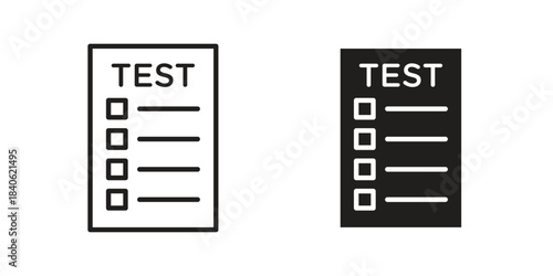 Test icon designs collection for mobile, ui, web.