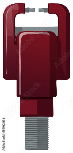 Red Insulated Electrical Wire Tap Connector with Screw Terminal