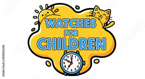 Colorful Children's Watches: A Playful Design for Timekeeping and Fun