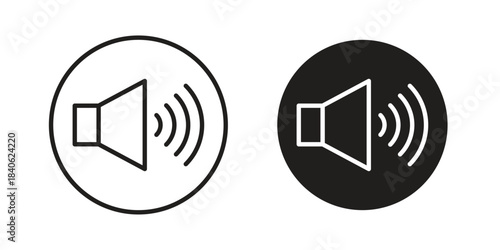 Volume icon designs collection for mobile, ui, web.