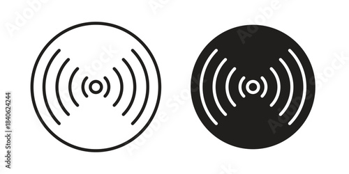 Vinyl icon designs collection for mobile, ui, web.