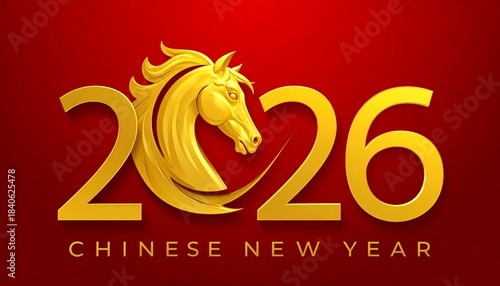 Chinese New Year 2026 Golden Horse Zodiac