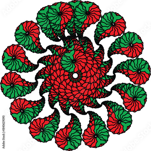 Freedom Blossom Flower.is a symbolic and graceful illustration representing liberation, growth, and renewal. The flower blooms with vibrant petals that seem to dance in the breezeembodying