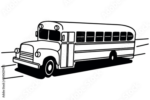 vector illustration of a bus