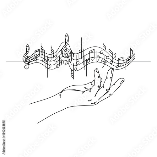 hand drawing of a musical instrument