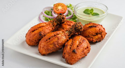 Tandoori Chicken pieces, including drumsticks