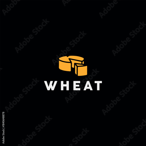 wheat logo design vector format