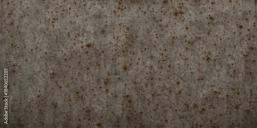 Rusty metal texture and old brown stone wall pattern macro detail