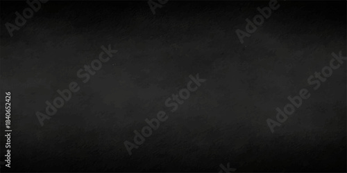 Dark grunge wall paper texture with a blank old blackboard frame backdrop