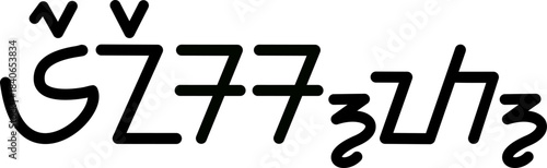  Illustration vector graphic of the name Ernest, Sundanese script. Great for printing on your personal items