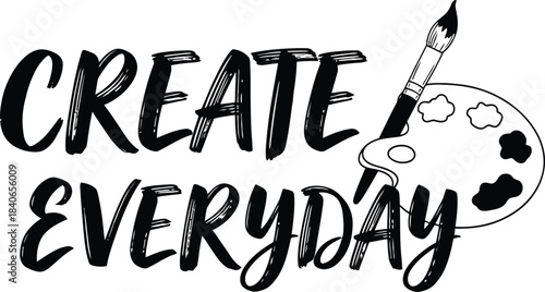 Create Everyday Artistic Vector Typography With Paint Brush