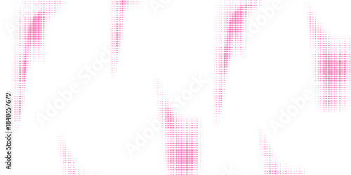 white polka dots pattern over hot pink useful as a background good effect simple art