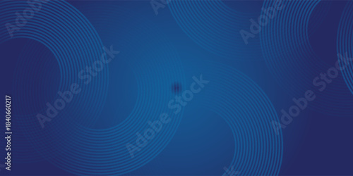 Abstract blue background ,Blue curve design smooth shape by blue color with blurred lines