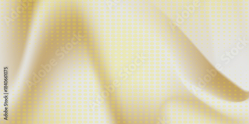 Close-up texture of natural gold silk. Light Golden fabric smooth texture surface background art