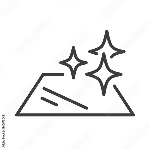 Clean easy floor surface icon