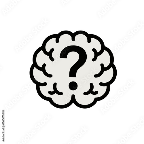 "Critical Thinking" icon: a brain with a question mark inside.