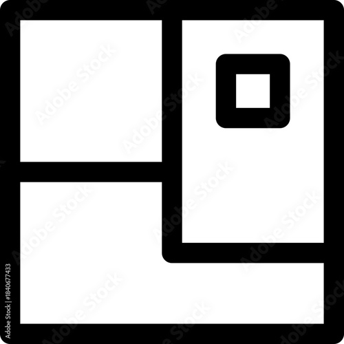 Blueprint icon - plan architecture design outline