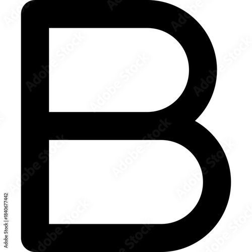 Bold icon - text format strong outline