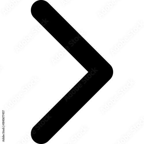 Chevron right icon - next forward arrow outline