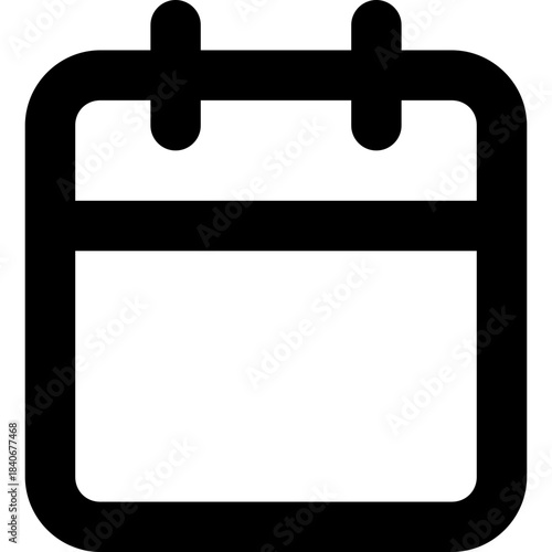 Calendar icon - date schedule event outline