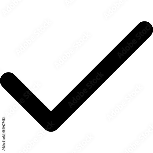 Check icon - checkmark tick done outline