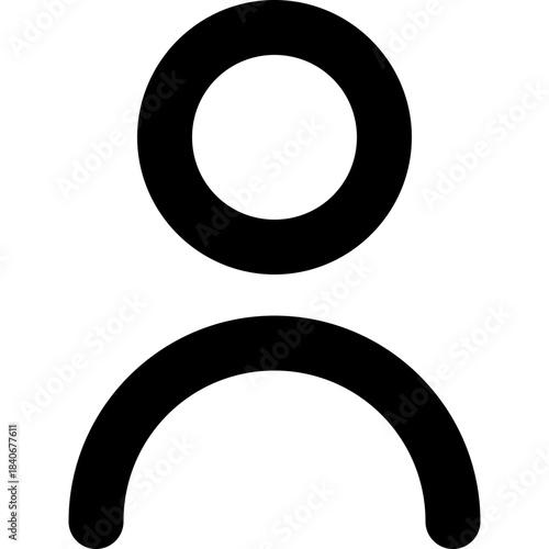 User icon - profile account person outline