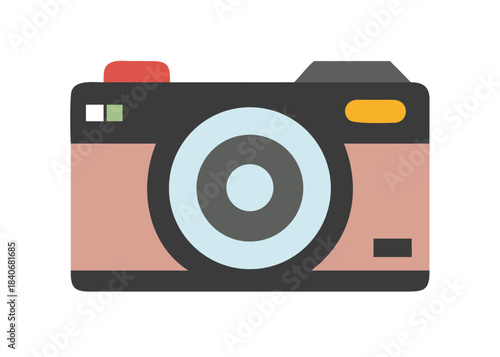 Photo camera vector icon isolated
