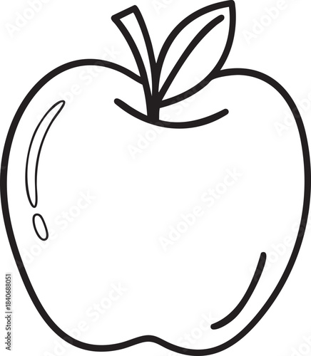 Apple Icon Vector Illustration