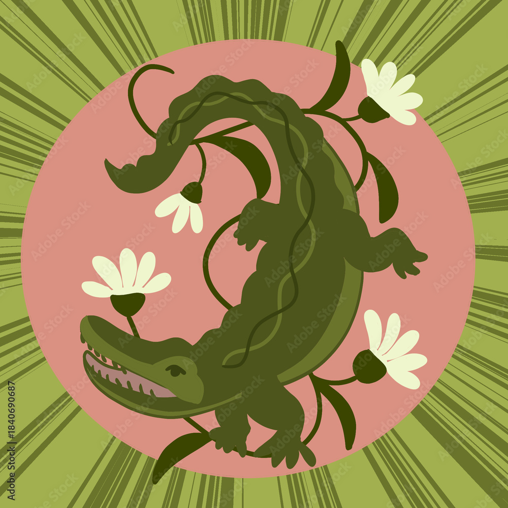 Fototapeta premium Crocodilo