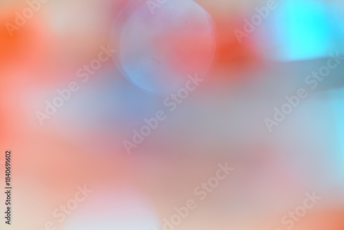 Out of Focus Abstract Orange and Natural Background
