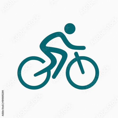 Abstract Cycling Logo Icon. Sport concept