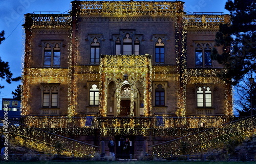 Colombischlössle in Freiburg in der Weihnachtszeit