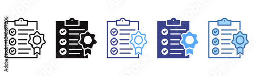 Criteria icon sheet multi color collection