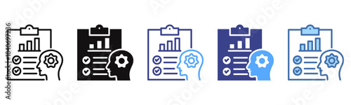 Aptitude icon sheet multi color collection